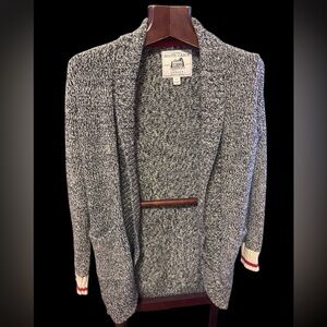 Roots Cabin Fever Gray Cardigan size S in great condition